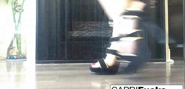 Capri in her high heels